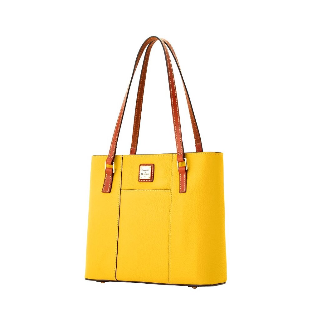 Dooney & Bourke Pebble Grain Small Lexington Tote - Mustard - Picture 3 of 6